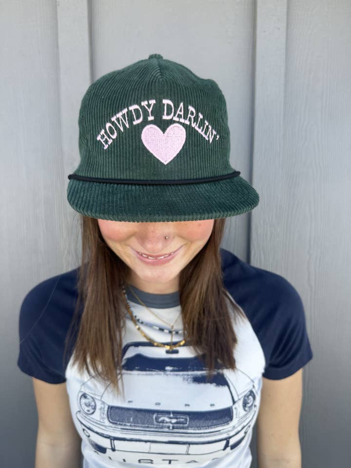 Howdy Darlin' - Corduroy Rope Snapback for wholesale by Arnie + Ollie