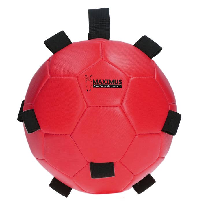 Excellent Horse Fun Play Ball Red for wholesale by Hofman Animal Care