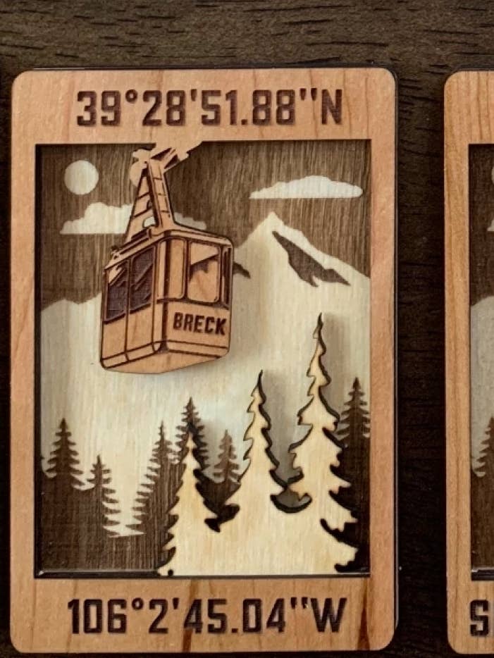 Custom 3D Magnet - Quality Wood - Variety Of Designs for wholesale by 395ART