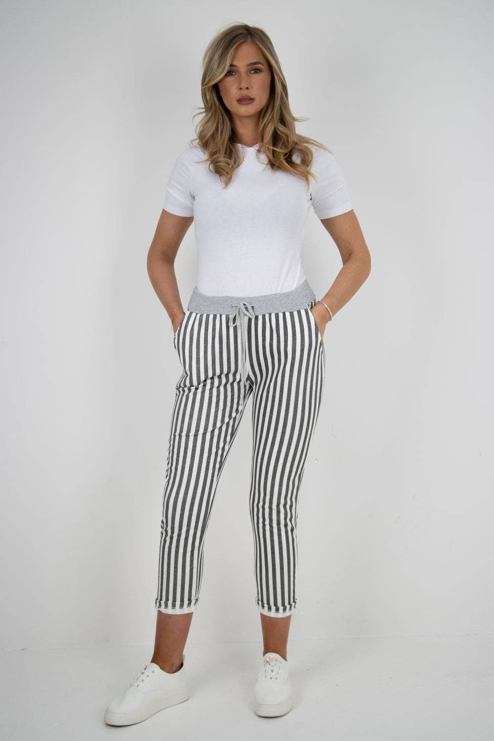 Miss Bold - Wholesale Pants - Women's - Italian Printed Cotton Ladies Trouser12