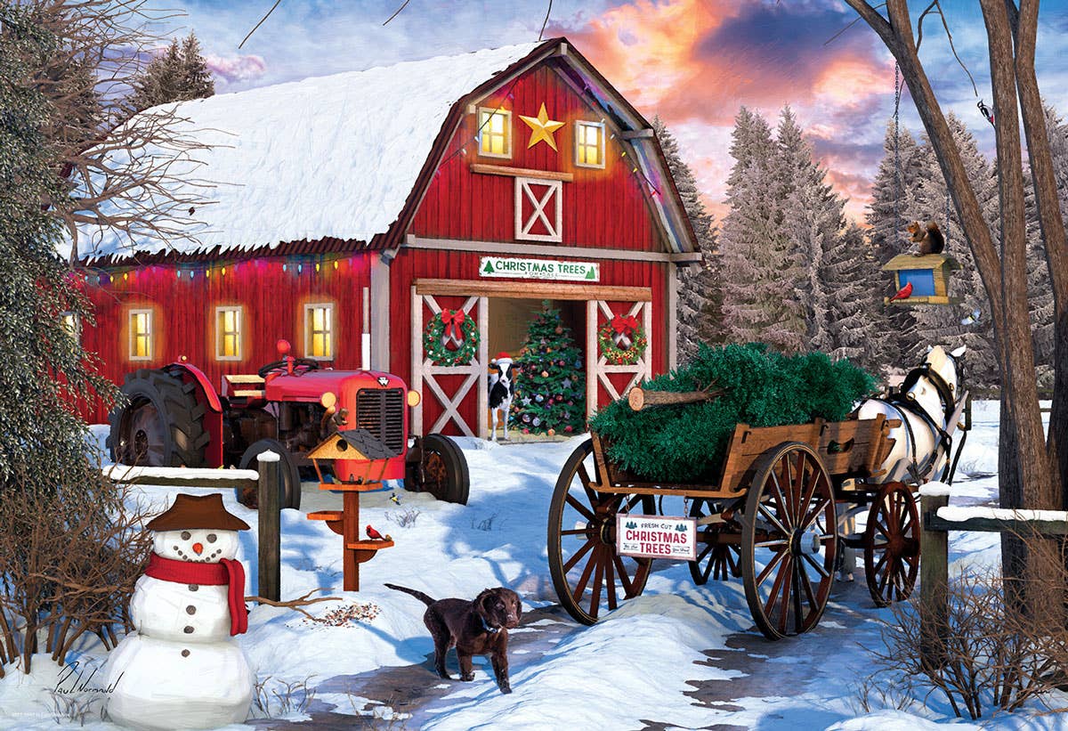 Eurographics Puzzles USA - Vente Puzzle – adulte - Boîte en étain de Noël1
