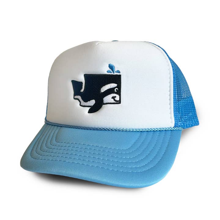 Viaduct - Wholesale Kids Hat - Kids - Washington Orca Whale Kids Trucker Hat