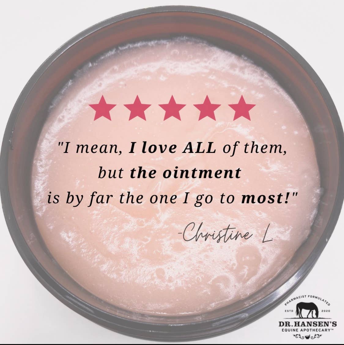 Dr. Hansen's Equine Apothecary - Wholesale Horse Conditioner/Grooming Aid - Formula 44 Ointment9