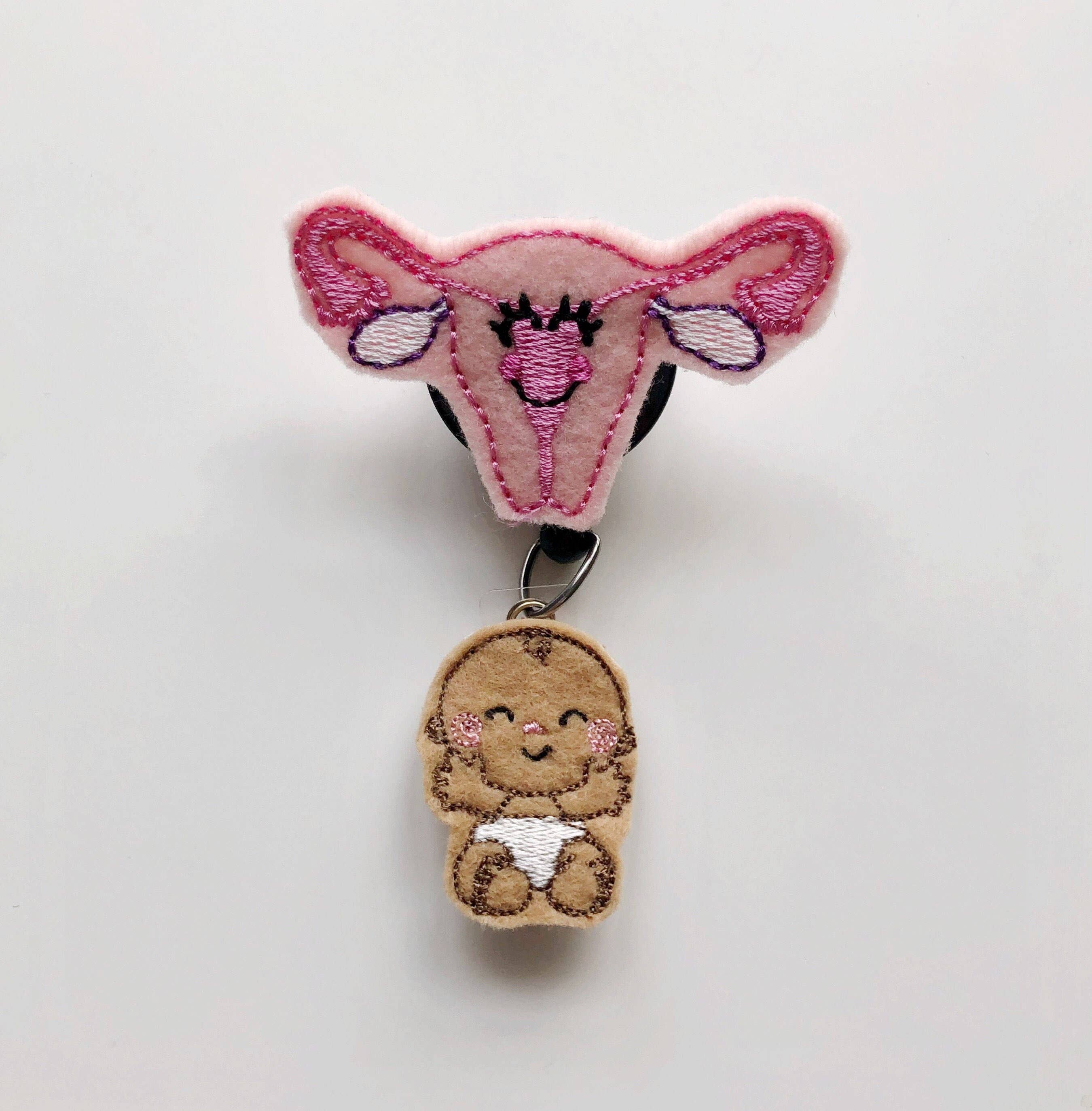 Amanda Rose Thread Co – Großhandel Ausweiszubehör – Damen – Uterus und Baby Ausweishalter5