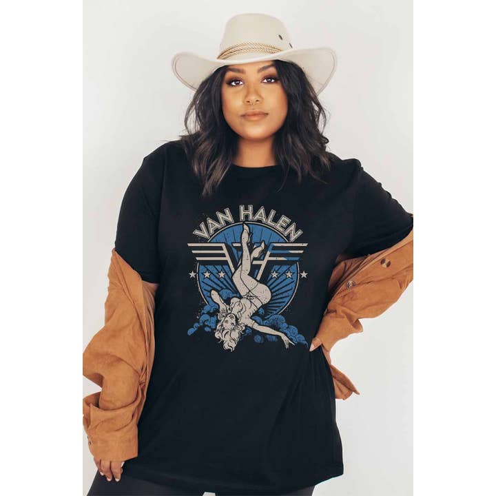 Van Halen Graphic Tee for wholesale by Jaylanie