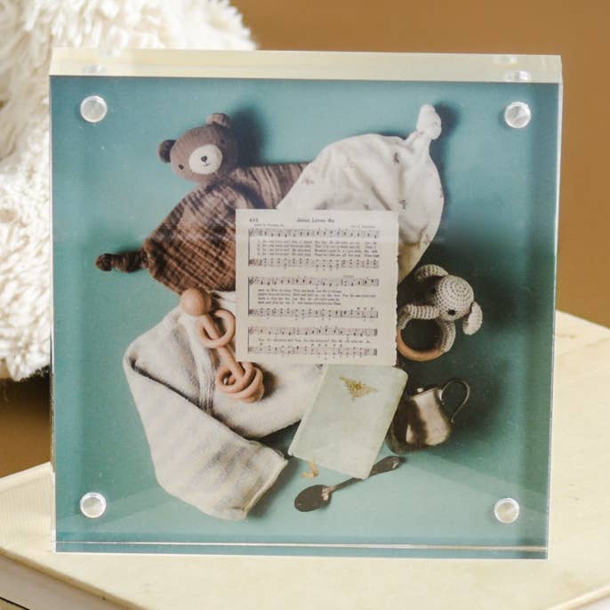 Jesus Loves Me Art Acrylic for wholesale by The Pen + Piper