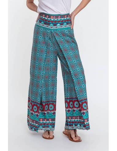 MAKANI - Wholesale Broek - Dames - Pannenkoekenbroek met print voor dames - KAT7000