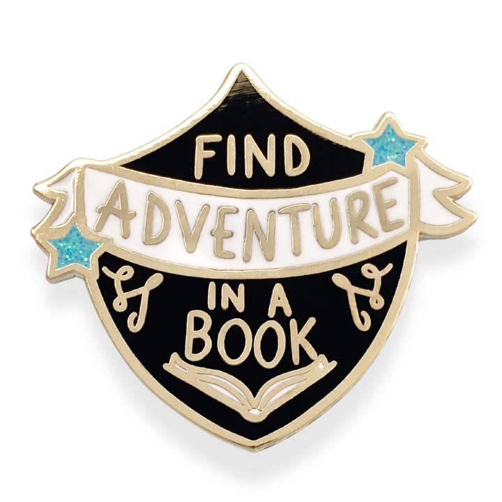 Hitta äventyr i en bok-reversnål för wholesale av Jubly-Umph