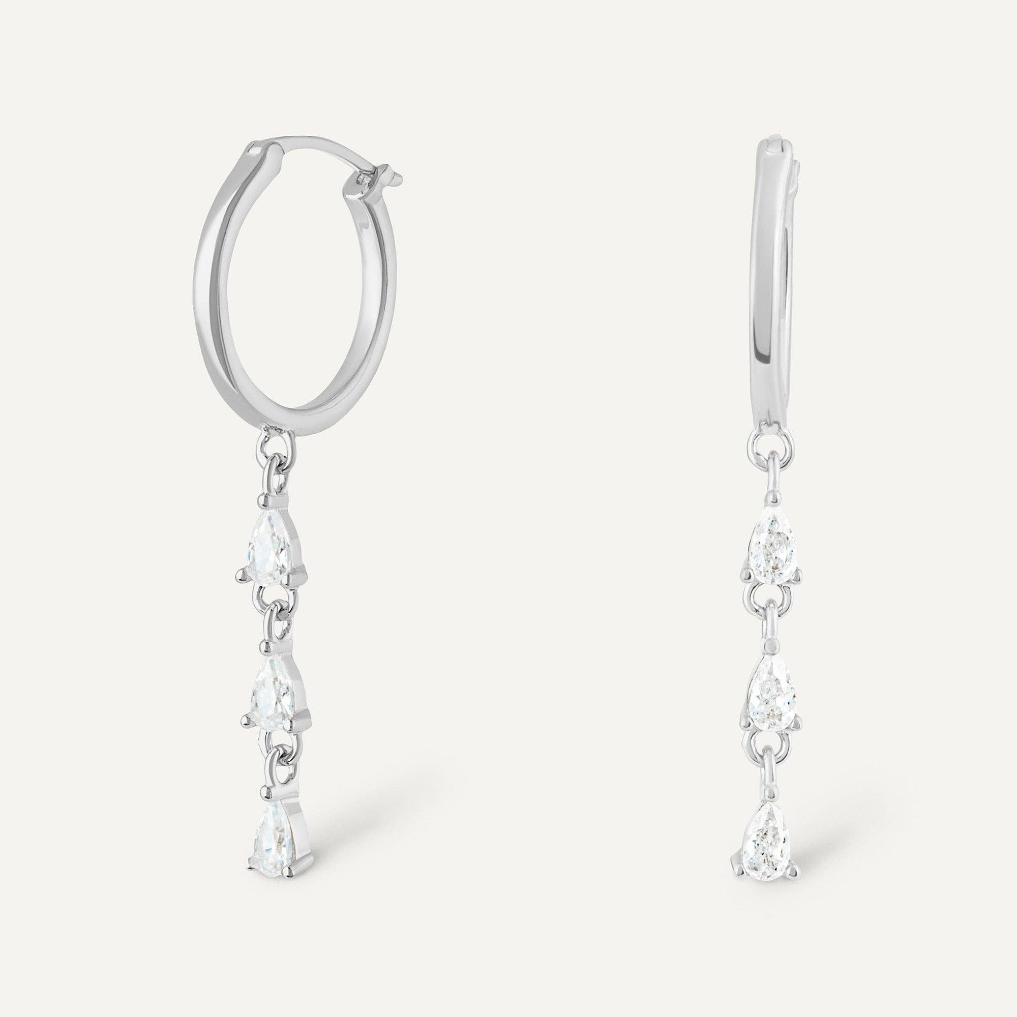 Pohesia - Vendita all'ingrosso Orecchini pendenti - Orecchino Portofino a Catena in Argento 925 Placcato Oro 24 Carati2