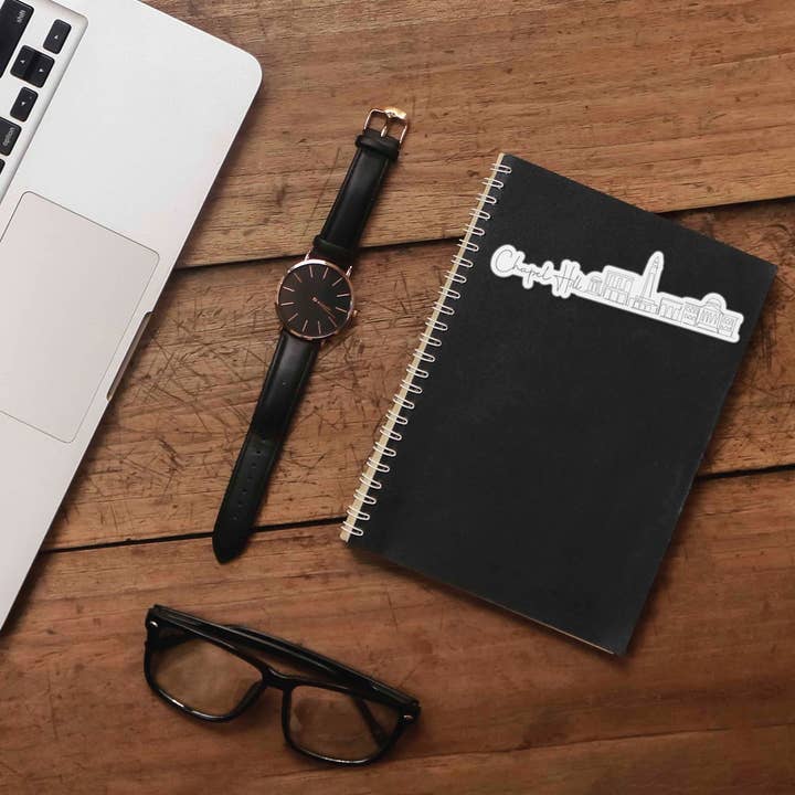 Sentinel Supply – wholesale Sticker – Chapel Hill North Carolina Skyline Sticker - Cute NC Decal3