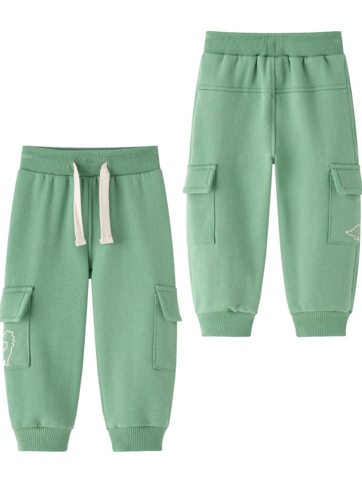 Fleece sweatpants with adjustable drawstring BBI65009 for wholesale by Newness Kids