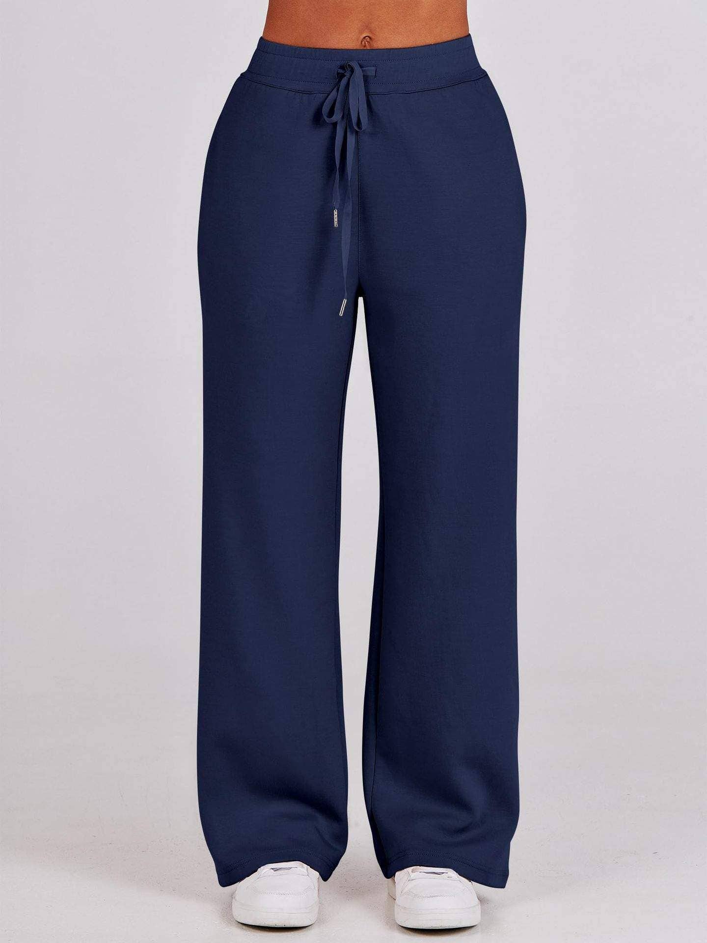 Queen Fashion - Wholesale Top & Skirt Set - Women's - long sleeved sweater wide leg pants two piece set75