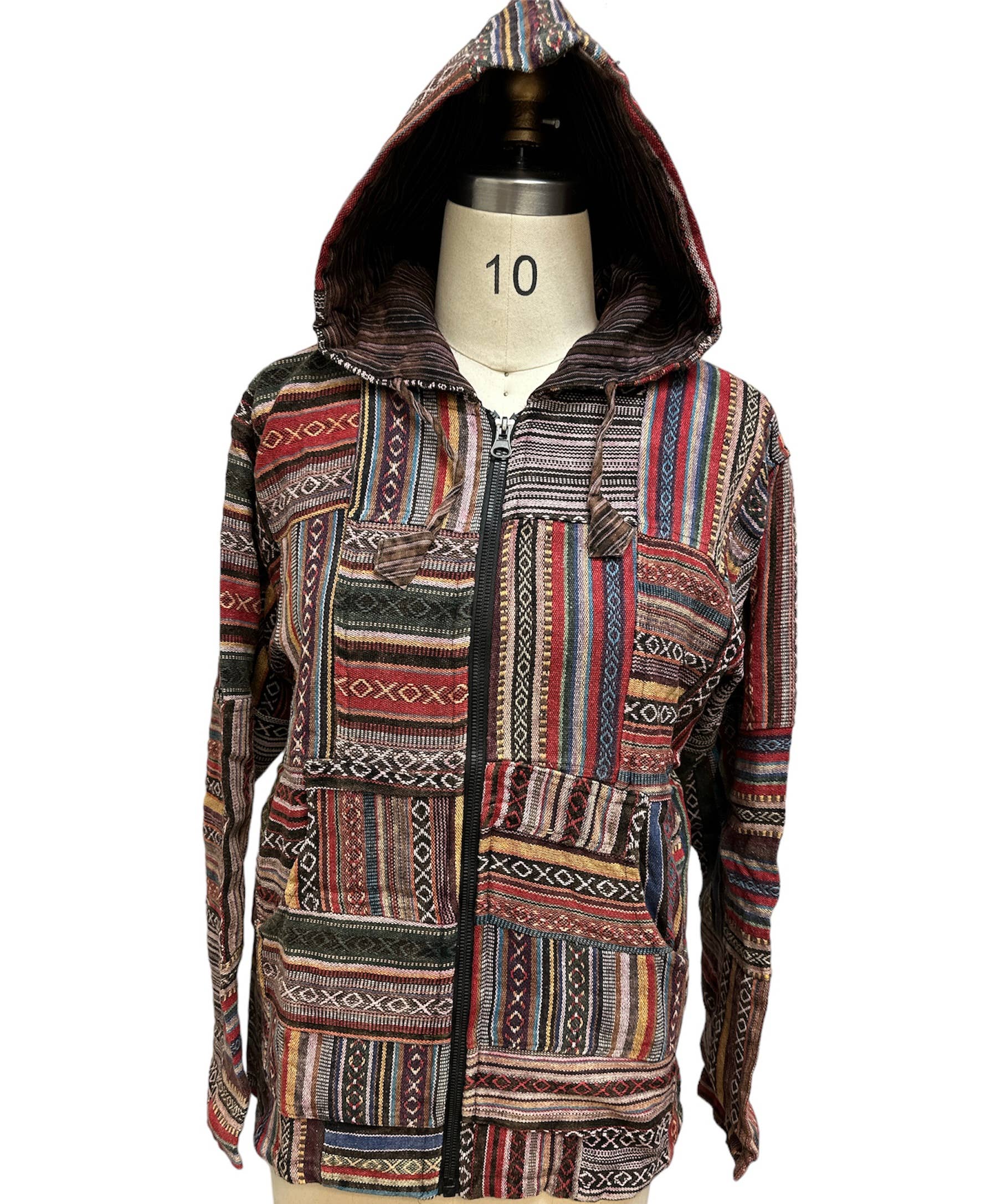 Rising International Inc – Engroshandel Jakke - Dame – Bomuld Multi Patch Foring Hættejakke med lynlås D533