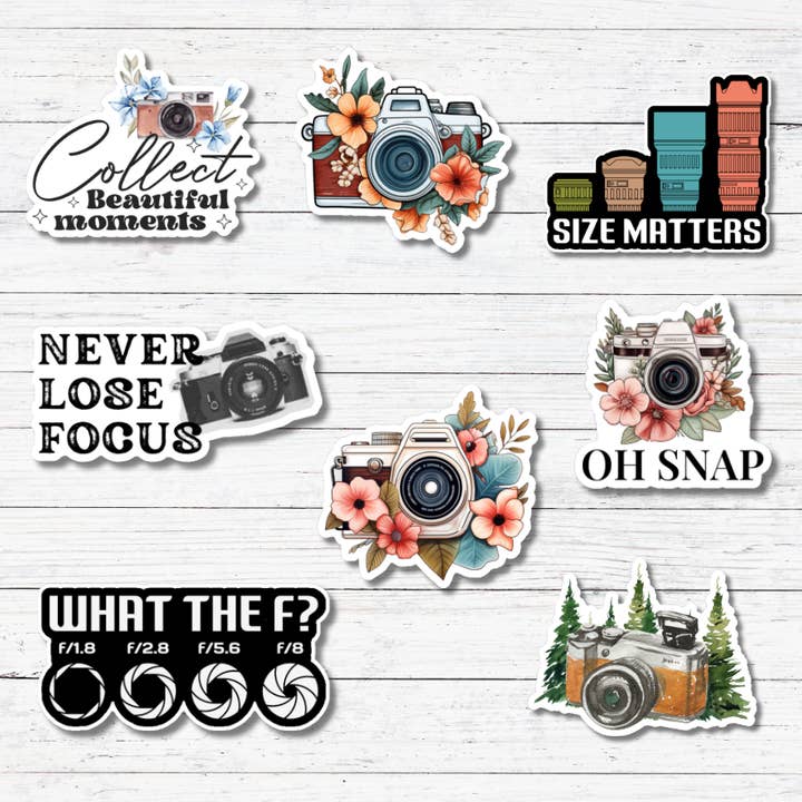 Oily Graphic Creations - Wholesale Sticker - What the F- Photography Stickers/Magnet3