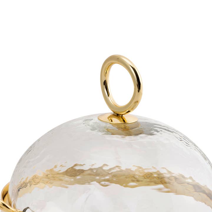Godinger - Wholesale Appetizer Serveware - Gold Sphere Appetizer Serving Piece3