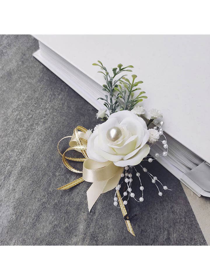 Handmade Floral Fabric Brooch PA3623 for wholesale by Ole