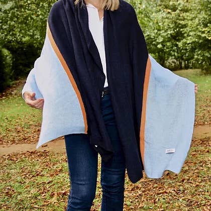 The Blue Horizon Travelwrap for wholesale by Sigi Style