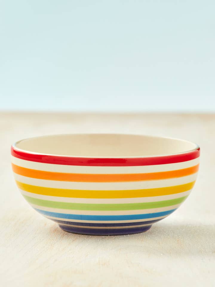 Hand Painted New Rainbow Bowl for wholesale by Namaste