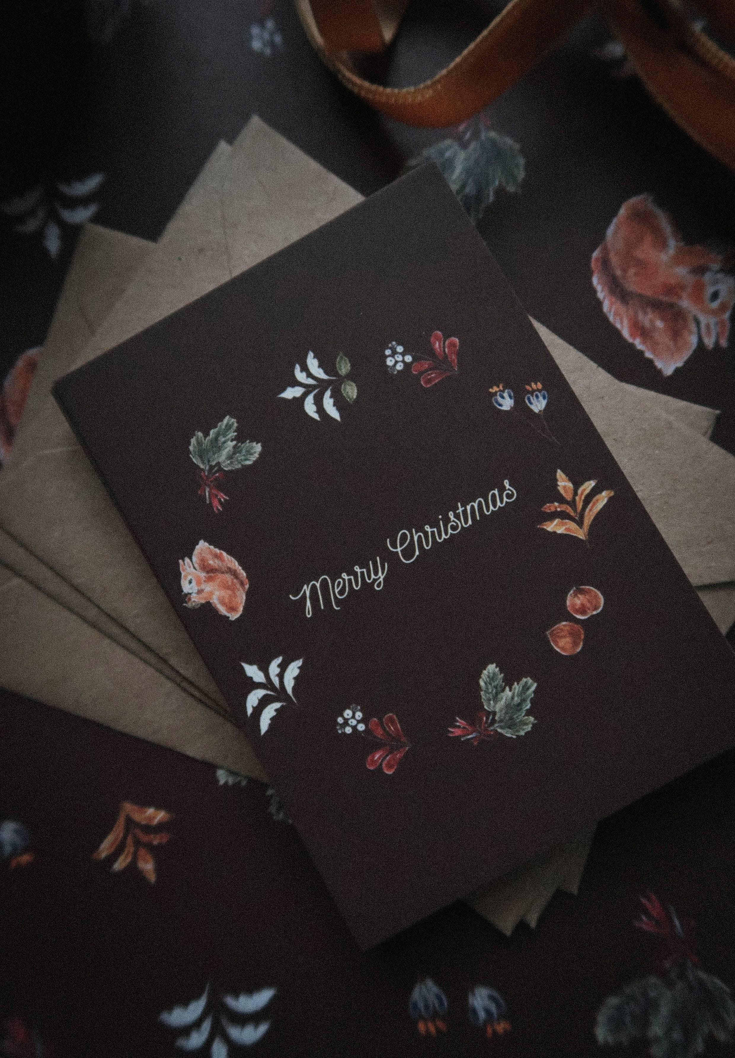 MyDesignPictures - Wholesale Christmas Card - Merry Christmas /small flat card3