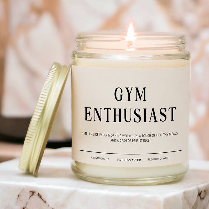 Gymnastikentusiast - 8, 16 oz sojajakkelys, træning, fitness for engroshandel hos Endless Aster