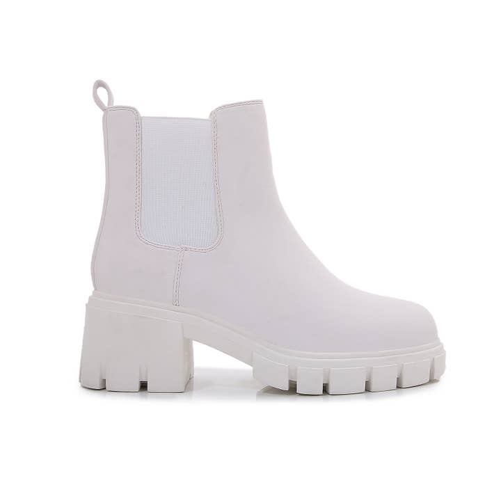 Shop Lev - Wholesale Chelsea Boots - Women's - Women Suede Platform Side Elastic Gussets Chelsea Boots