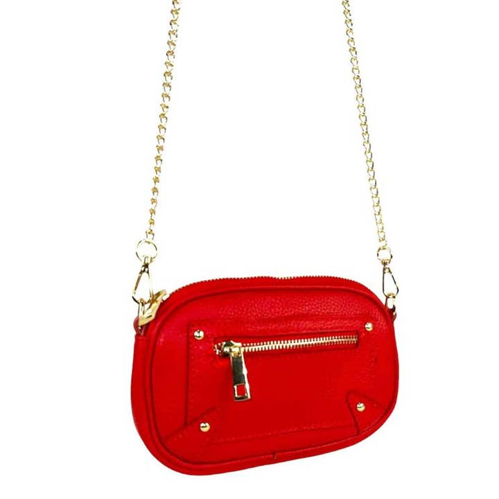 Chenson & Gorett - Wholesale Shoulder Bag - Women's - Women's Italian Leather Shoulder Bag with Long Handle Chain17