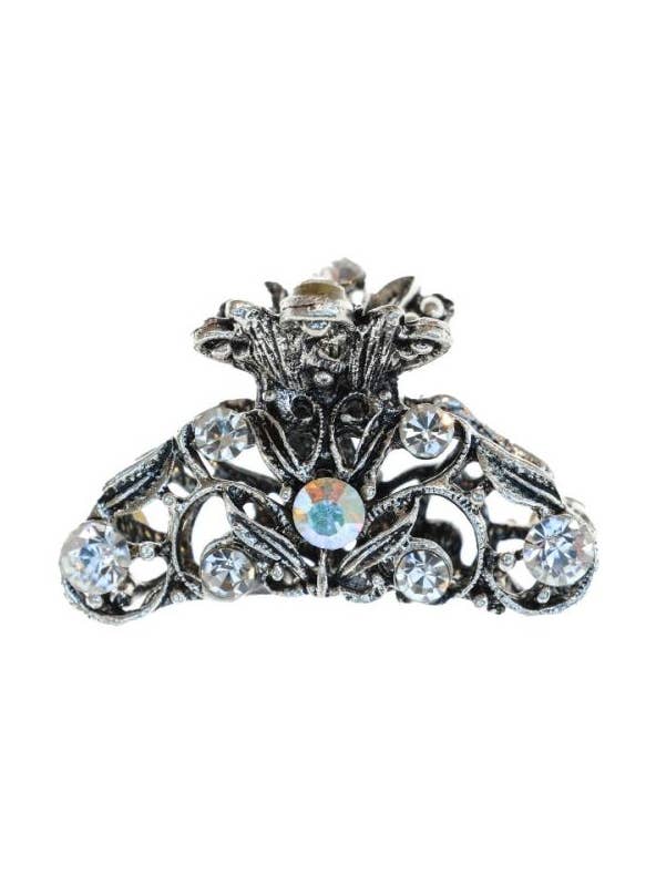 Elegant sølvkrystal kæbeklip for engroshandel hos Rosie Fox