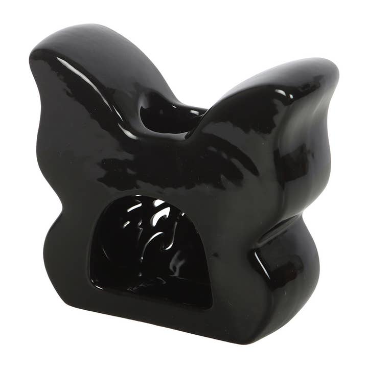 Something Different Wholesale - Wholesale Oil warmer - Black Cut-Out Butterfly Oil Burner3