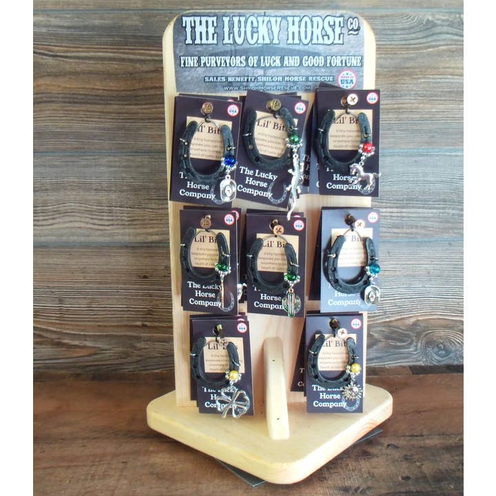 Full 96 Lil Bit Mini Shoes Display Program- BEST SELLERS for wholesale by The Lucky Horse Company