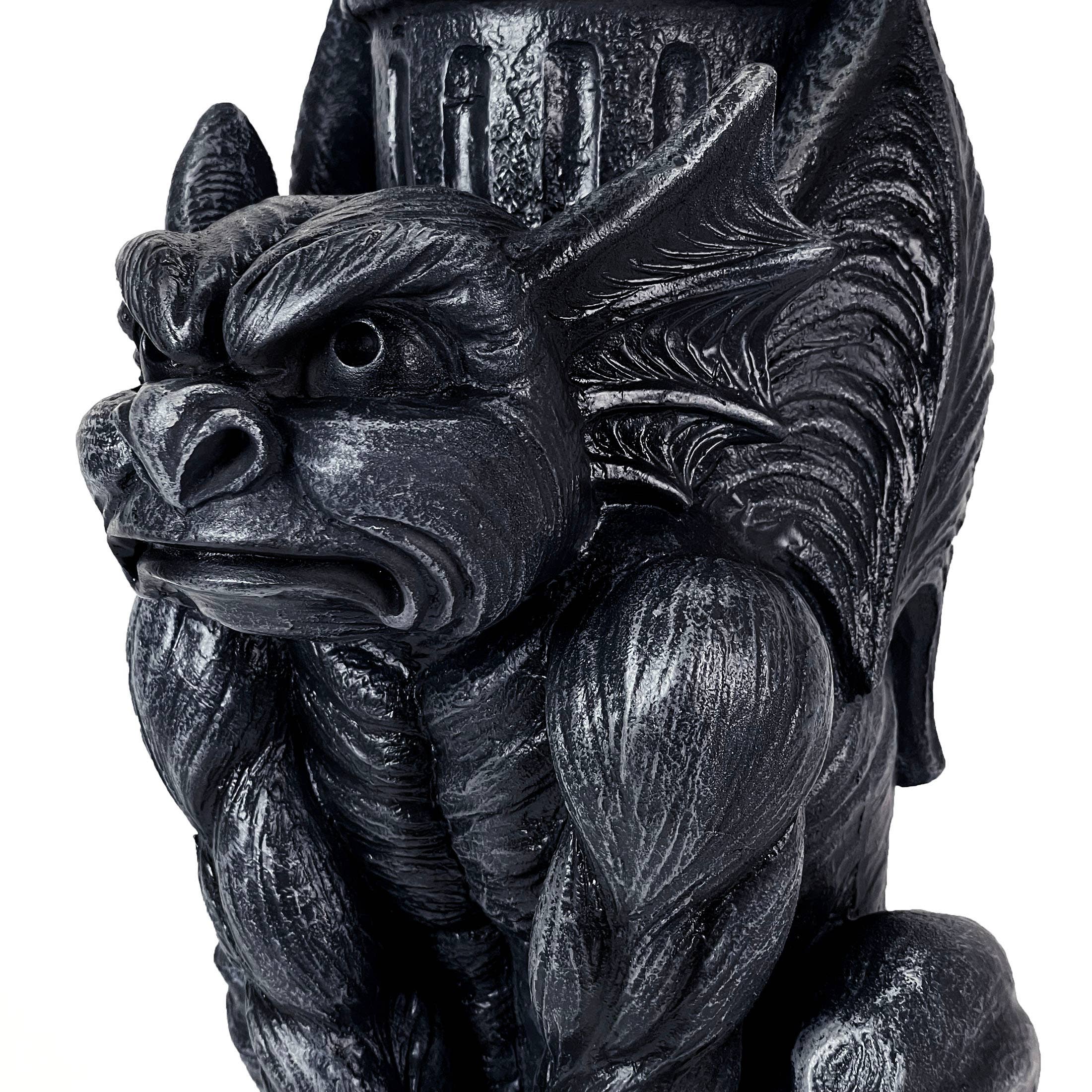 Zeckos - Wholesale Outdoor/Lawn Light - Gothic Guardian Gargoyle LED Solar Light Garden Statue6