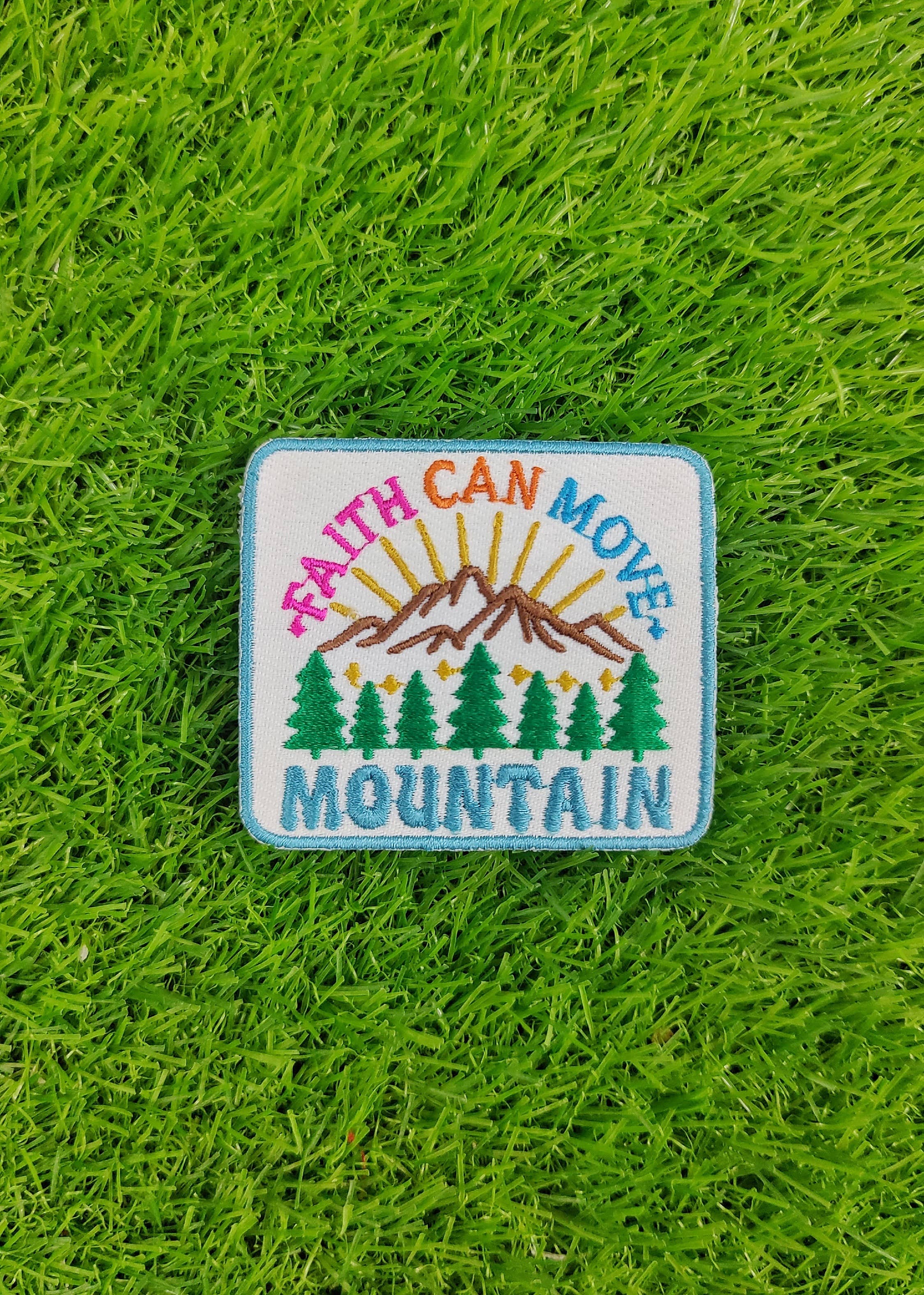 Patchgram - Wholesale Patch - Faith Can Move Mountain Embroidered Patch –Bible Verse patch3