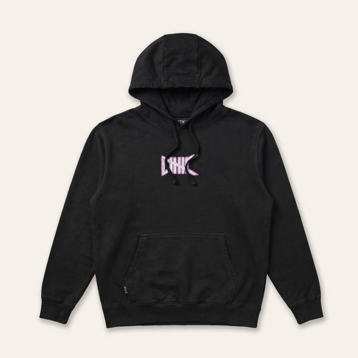 Chandail à capuchon Core Chenille | Noir pour la vente par Ethik Worldwide