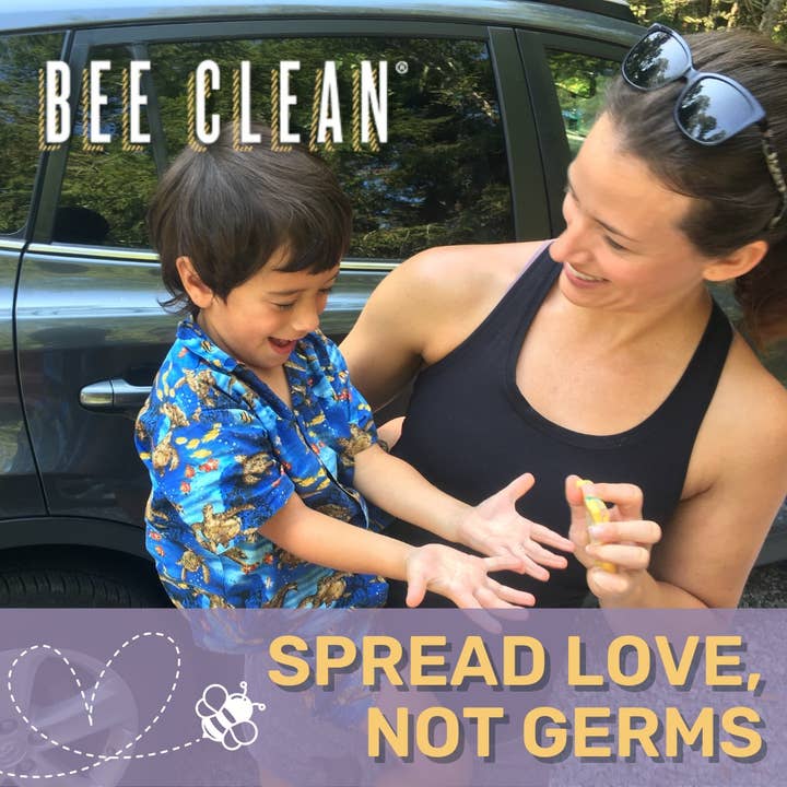 Bee Clean - Wholesale Hand Sanitizer - Bee Clean Organic Beeswax Hand Sanitizer - 12 pack