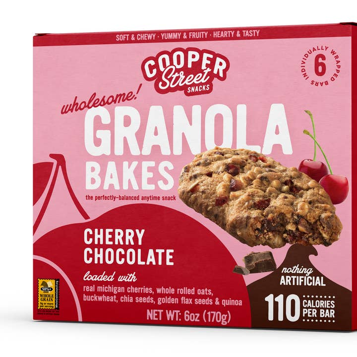 Granola Cuit Chocolat Cerise - 6 unités pour la vente par Cooper Street
