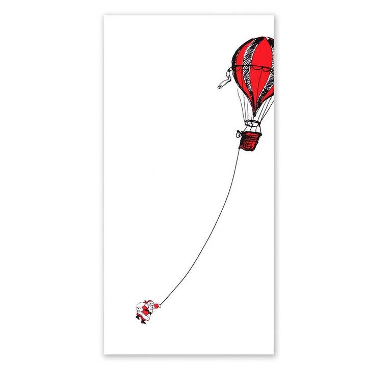 Little Santa Hot Air Balloon White for wholesale by Bethge