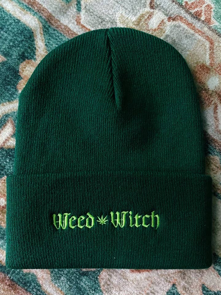Weed Witch Beanie for wholesale by Cabin 7 Originals