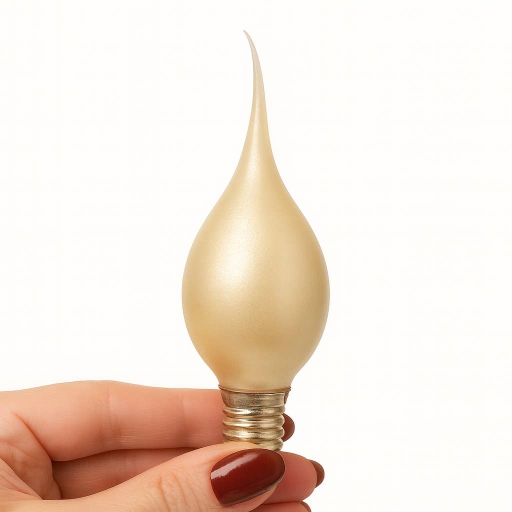 Factory Direct Craft - Vente Ampoule/spot - Ampoule à flamme vacillante en silicone champagne nacré1