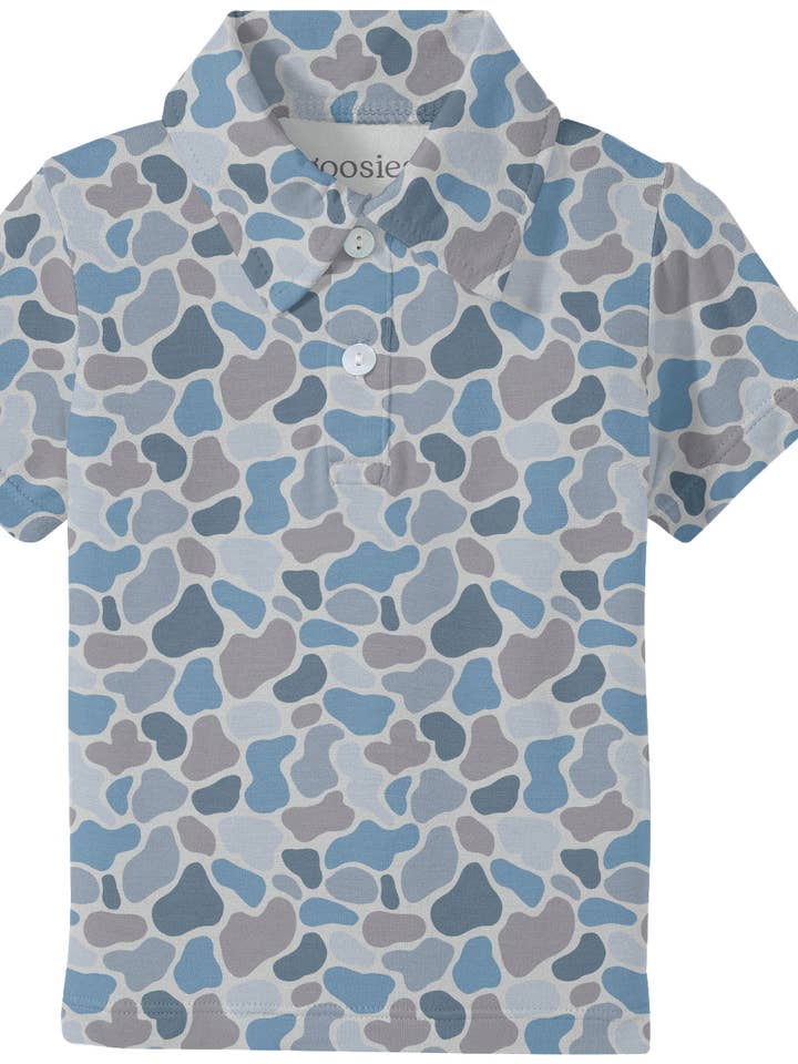 Goosies - Wholesale Shirt - Kids - Watercolor Camo SS Polo Shirt