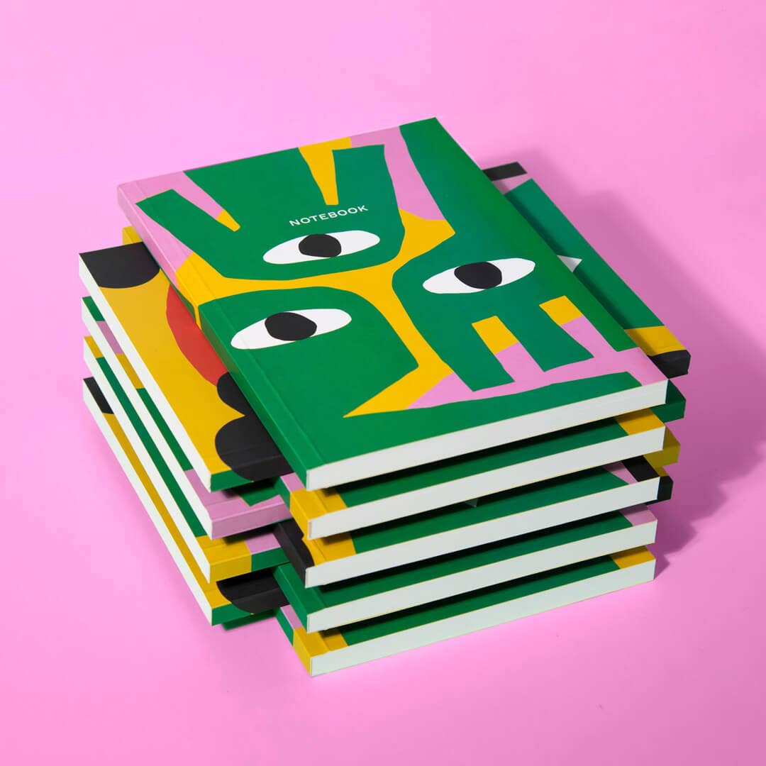 Redy. - Wholesale Notebook - Party Plants Plain Notebook with Illustrated Cover2