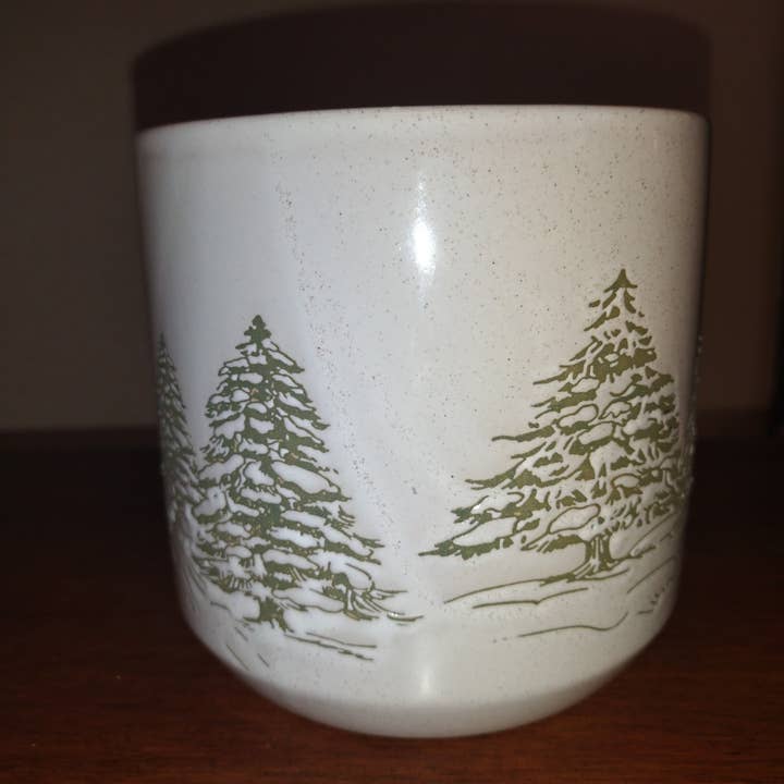 Napco - Wholesale Plant Pot - Planter, Winter Cabin Scene Item # 532612
