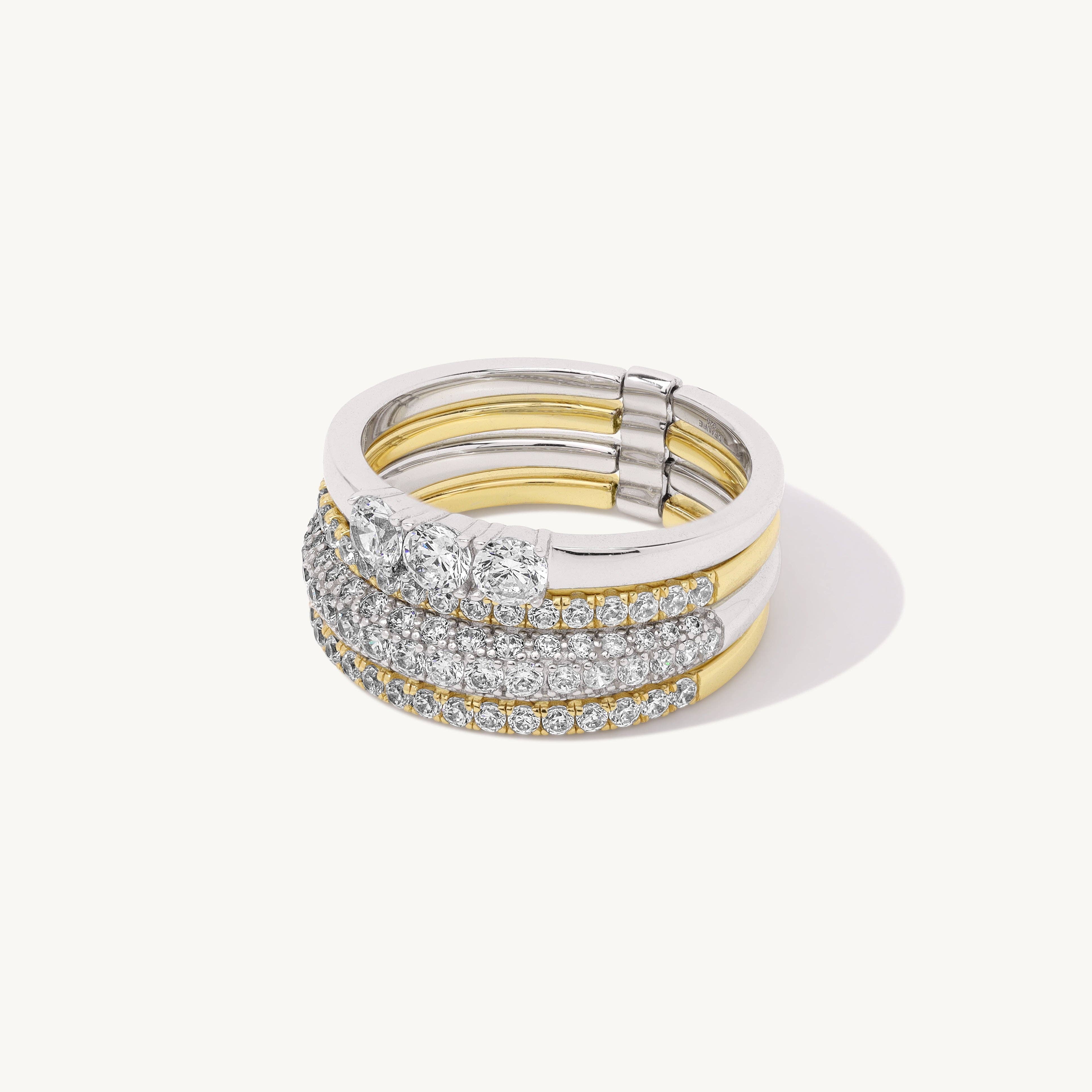 Ideaure Jewelry - Wholesale Multi-Stone Ring - Giselle Stack Ring2