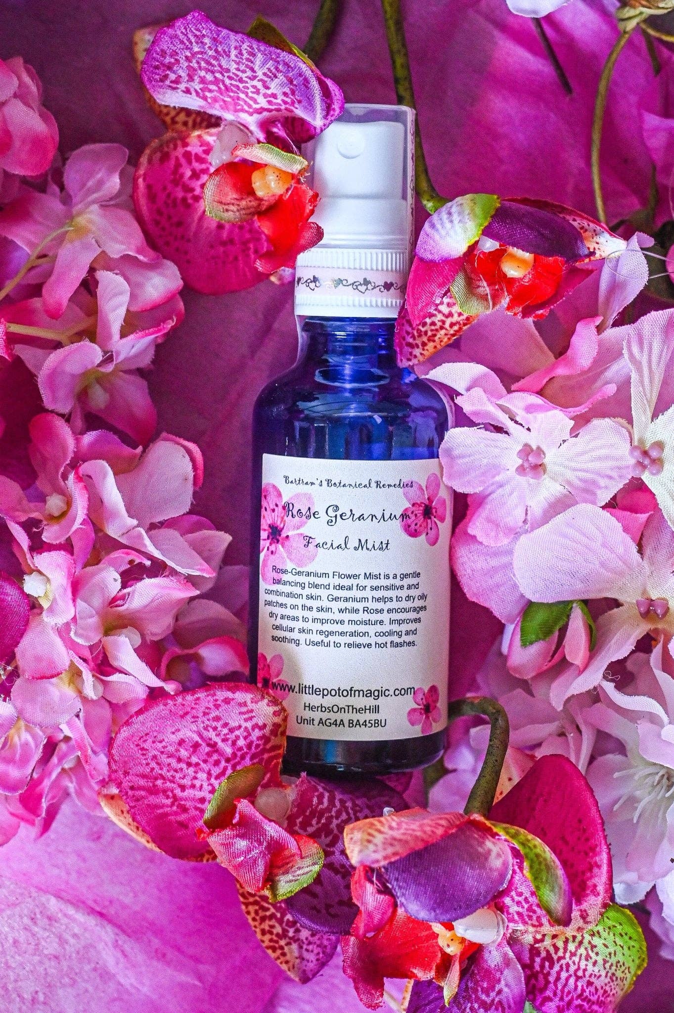 Herbs On The Hill – wholesale Face & body mist/water – Rose Geranium Facial Mist | Herbs on the Hill| | Herbs on the Hill0