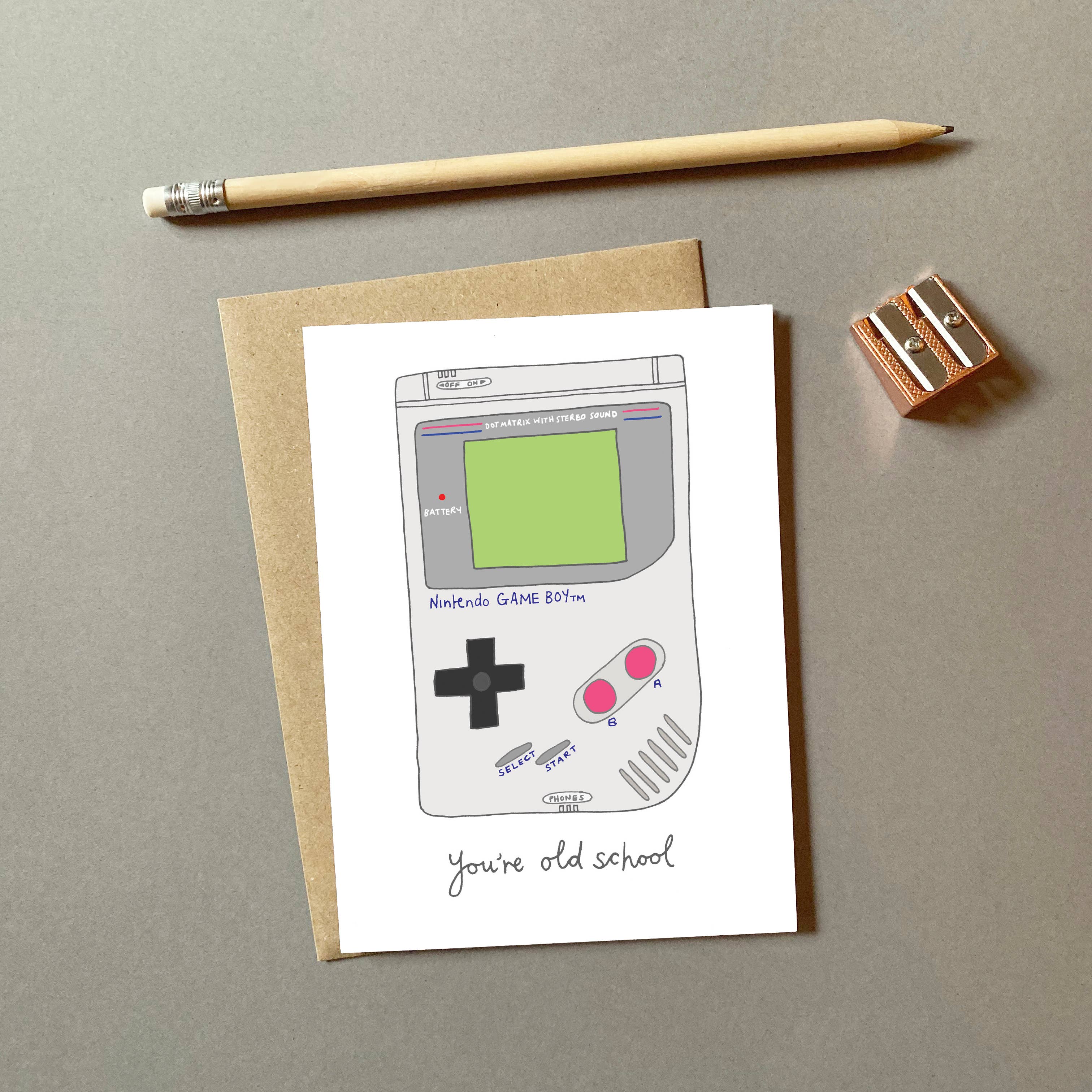You've Got Pen On Your Face - Wholesale Birthday Card - Game Boy Greeting Card | Male Birthday Card | Retro Game5