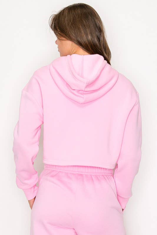 Vanilla Monkey - Wholesale Hoodie - Women's - Cropped Fleece Hoodie Sweatshirt13
