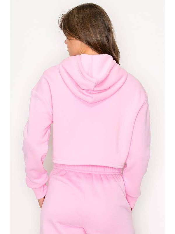 Vanilla Monkey - Wholesale Hoodie - Women's - Cropped Fleece Hoodie Sweatshirt13