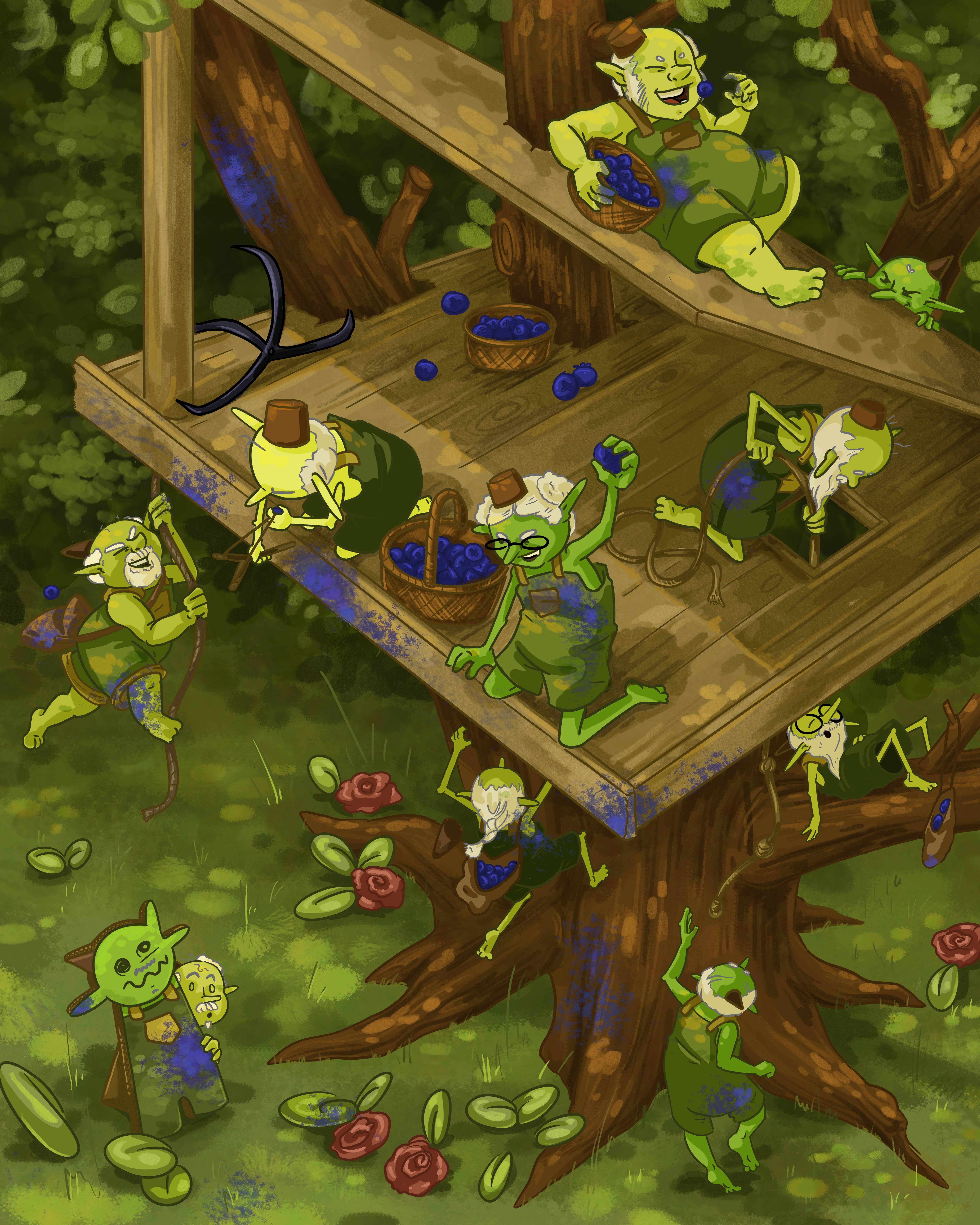 The Good Boy Collective – Großhandel Puzzle – Kinder – Blaubeer-Kampf 54-Teile-Puzzle