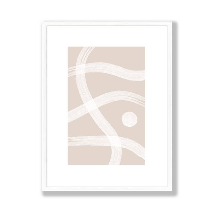 Beige Abstract Print for wholesale by Word Up Creative