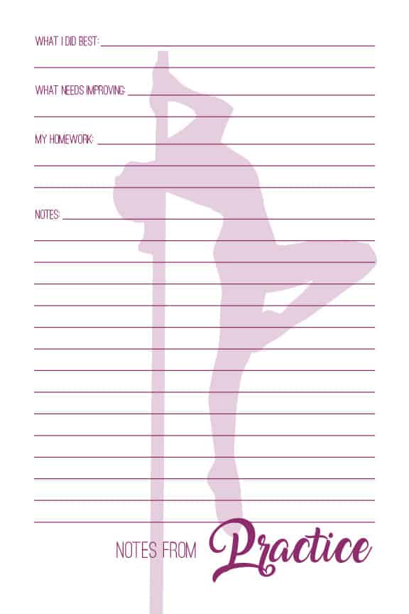 Circus Unicorn Shop - Wholesale Journal/Diary - The Pole Dancer's Journal7
