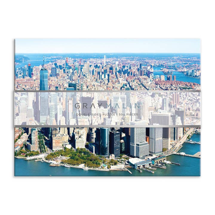 Chronicle Books - Wholesale Puzzle - Adult - Gray Malin New York City 500 Piece Double Sided Puzzle