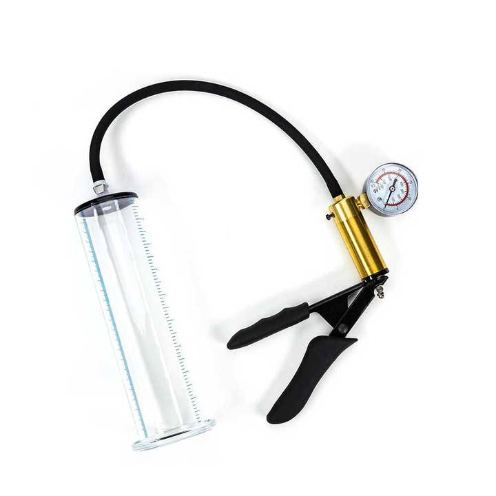 Endurance Pro 9 Inch Penis Pump + Air Gauge for wholesale by Lynk Pleasure